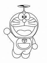 Doraemon Flying Bamboo Copter Greets While Pages2color Pages Cookie Copyright sketch template
