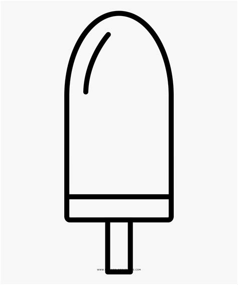 popsicle clipart outline