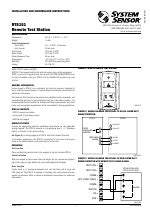 system sensor rts user manual  pages