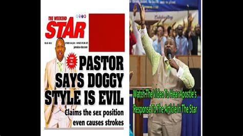 Apostle S Response To Article In Jamaica Newspaper