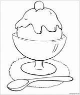 Ice Cream Coloring Coloringpagesonly sketch template