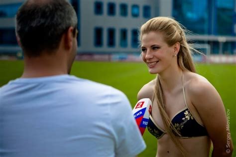 Sexy Bikinis Russian Girls Play Soccer In Bikini