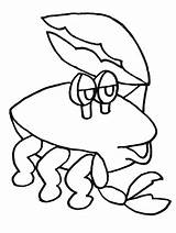 Animierte Krabben Krebse Ausmalbild Krebs sketch template