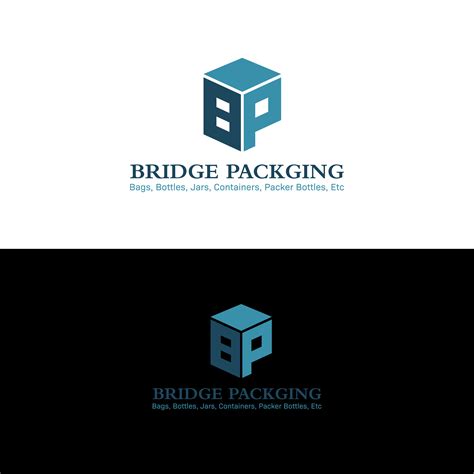 bold playful logo design  bridge packaging bags bottles jars