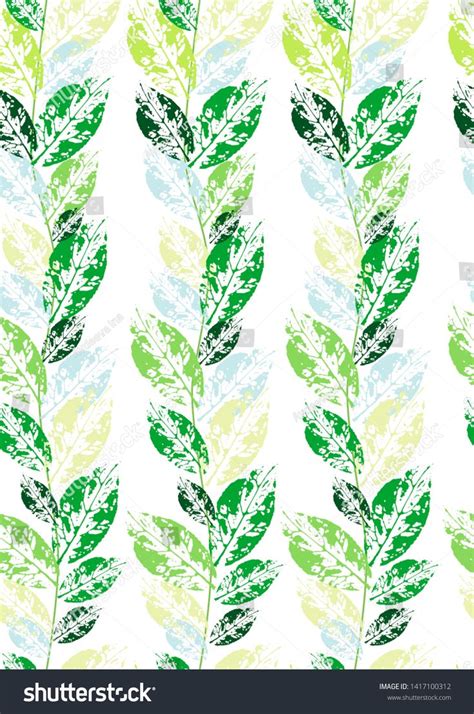seamless pattern  leaf prints stylish wallpaper  colorful leaves