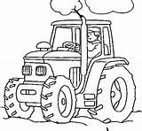 Tractor Coloring Pages John Deere Drawing Easy Kids Printable Print Colouring Line Farm Color Book Combine Getdrawings Sheets Farmer Boys sketch template