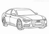 A8 Rs6 Q5 sketch template