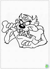 Coloring Taz Tasmanian Looney Tunes Dinokids Characters Merrie Melodies Pyrography Partilhar sketch template