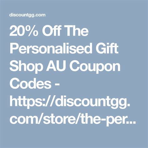 personalised gift shop au coupon codes httpsdiscountgg