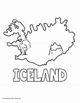 Iceland Coloring 990px 99kb sketch template