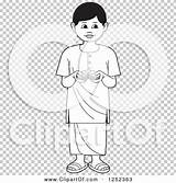 Boy Sinhala Betel Illustration Royalty Clipart Vector Lal Perera sketch template