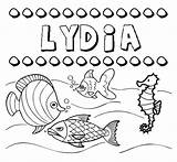 Lydia sketch template