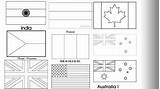 Flags Countries Momjunction sketch template