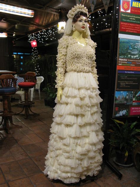 condom wedding dress at cabbages and condoms by
