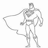 Coloring Superman Printable Superhero Pages Outline Drawing Clipart Easy Cartoon Drawings Symbol Logo Library Characters Man Thor Top Draw Clip sketch template