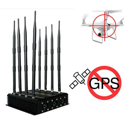 bands large range drone rf jammer  gps
