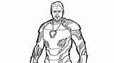 Nano Avengers Stark Tech Infinity War Tony Coloring Pages Armor Iron Man Marvel Printable Super Heroes Categories Coloringonly sketch template