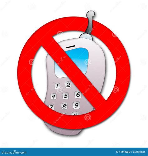 ban  mobile phone royalty  stock image image
