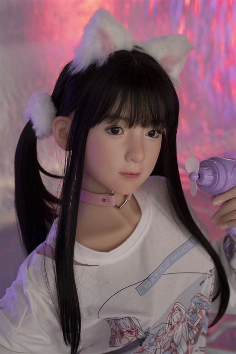 Virtual Game Anchor Sex Doll Wearing Cute Cat Ears