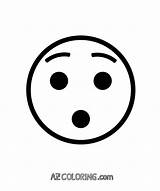 Emoji Coloring Pages Face Surprise Color Apple Hushed Emotions Getcolorings Print Coloringhome Comments Books Categories Similar sketch template