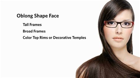 Frames For An Oblong Face Shape Female Youtube