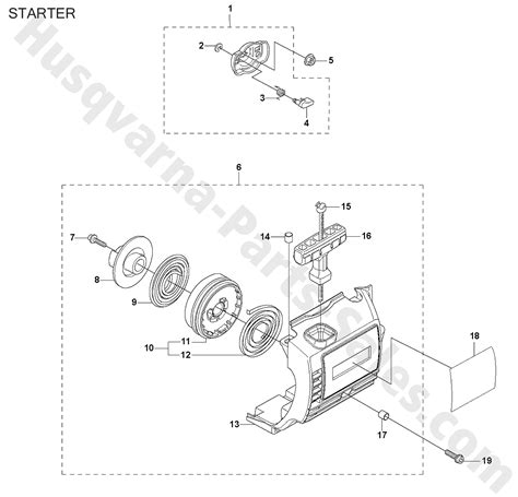 223l Husqvarna Trimmer And Edger Trimmer Parts Starter 2 Parts