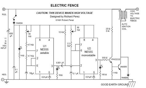 electric fence wiring schematic wiring diagram