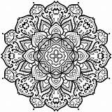 Coloringhome Karma Motif Flowered Petal sketch template