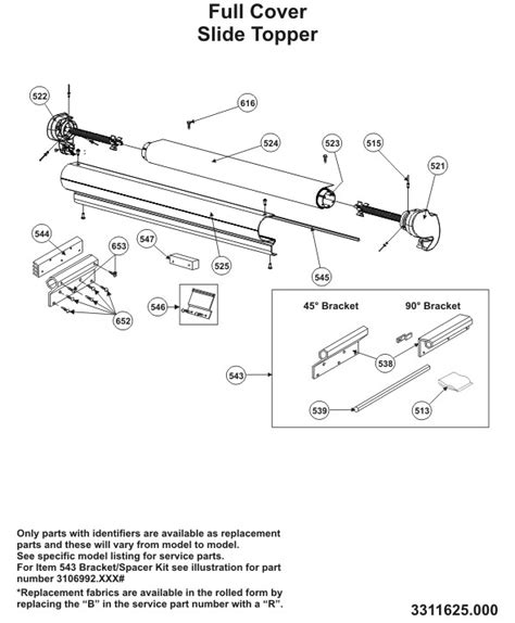 replacement dometic rv awning parts diagram reviewmotorsco