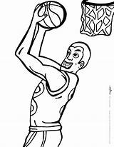 Coloring Nba Players Basketball Pages Printable Printables Getcolorings Sheets Color Coolest Together sketch template