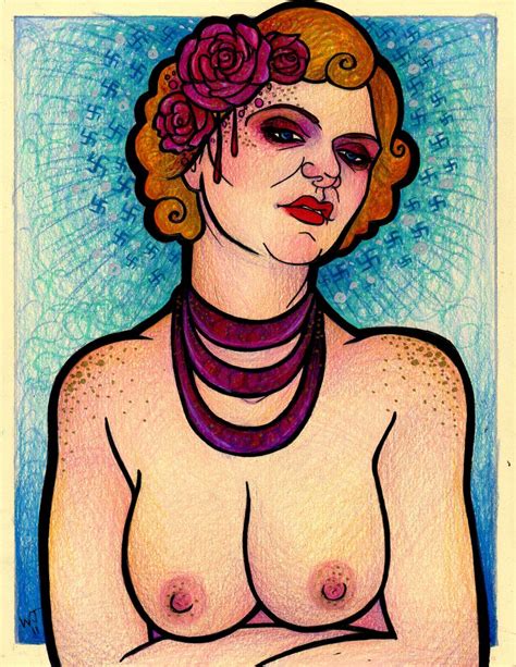 Rule 34 Breasts Bust Portrait Crossed Arms Decadentdeath Eva Braun