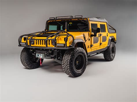 mil specs  hummer     bright yellow  hp supertruck    price tag carscoops