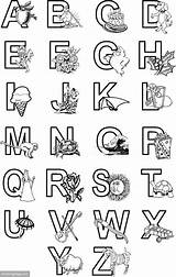 Alphabet Coloring Abc Pages Printable Kids Sheets Letters Colouring Drawing Print Abcs Letter Ecoloringpage Color Characters Blocks Alphabets Pdf Toddlers sketch template