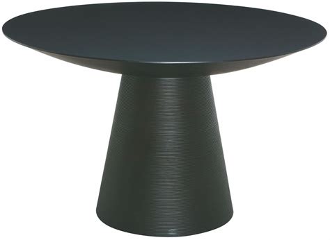dania  black wood  dining table  nuevo coleman furniture