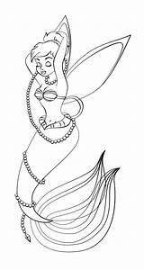 Tinkerbell Syrenka Kolorowanka Mewarnai Mermaids Peri Lol Kolorowanki Syrenki Emo Cantik Wings Dla Dzieci Fairies Meerjungfrau Malvorlagen Getcolorings Wydrukowania Warnai sketch template