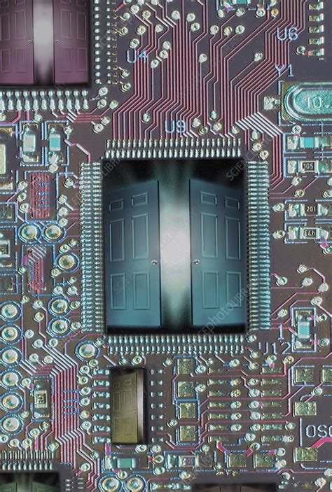 circuit board stock image  science photo library