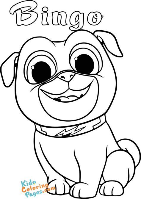 puppy dog pals bingo coloring pages  printable kids coloring pages