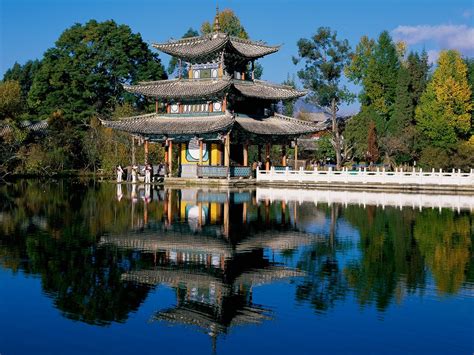 pagoda  black dragon pond park  cina immagini  sfondi  ogni