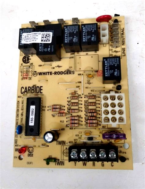 white rodgers pcbbf furnace control circuit board    ebay