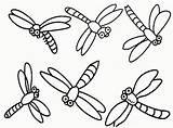 Dragonfly Coloring Pages Simple Cartoon Drawing Dragonflies Dragon Flies Clipart Kids Cliparts Printable Popular Clip Coloringhome Library Books sketch template