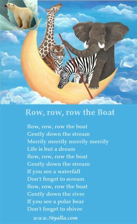 pin  row row row  boat