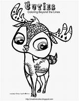 Cuties Disney Ausmalbilder Stag Coloriage Buck sketch template
