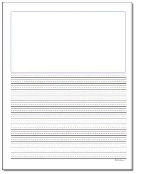 grade blank writing paper   images   printable