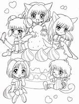 Coloring Pages Tokyo Mew Anime Chibi Girl Neko Carrie Timms Cute Google Getcolorings Manga Japan Getdrawings Book Choose Board Photobucket sketch template