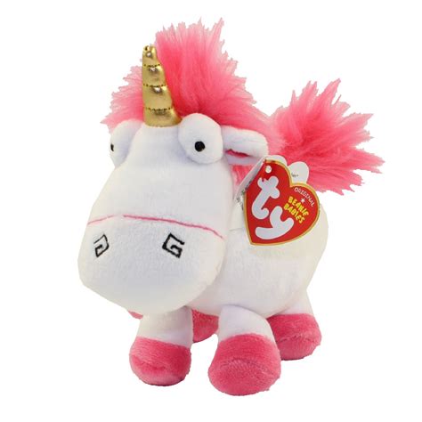 ty beanie baby fluffy unicorn despicable   mint