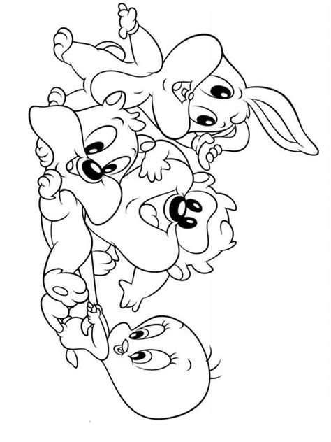 baby looney tunes coloring pages  getcoloringscom  printable