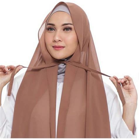 Hijab Pashmina Tali Kerudung Jilbab Shopee Indonesia