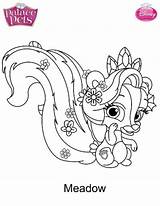 Pets Coloring Pages Princess Palace Meadow Fun Kids sketch template