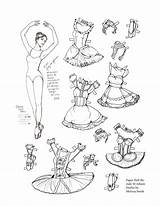 Paper Dolls Doll Coloring Ballerina Missy Pages Miss Judy Johnson Smith Printable Opdag Newsletter Cut Printables Color sketch template