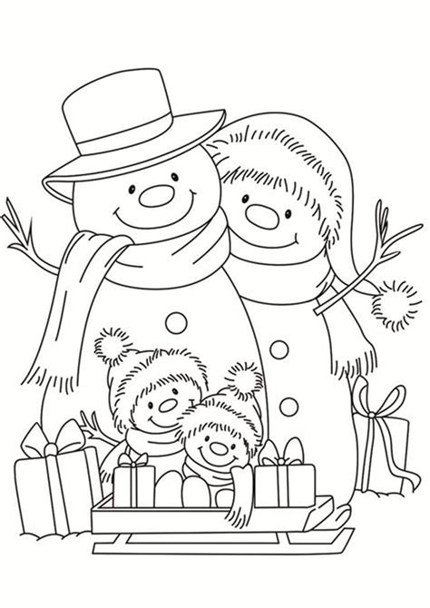 printable snowman coloring pages christmas coloring pages